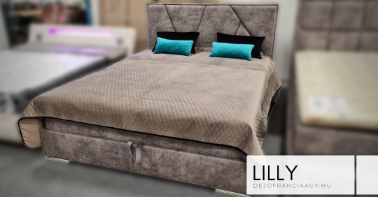 // LILLY // Franciaágy | beépített matracos | AKCIÓ 10% KEDVEZMÉNY!!
