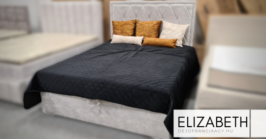 // ELIZABETH // Franciaágy | beépített matracos | AKCIÓ 10% KEDVEZMÉNY!