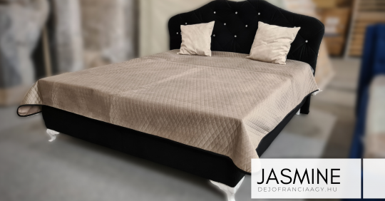 // JASMINE // Boxspring ágy | swarovsky kristályos