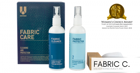 Felsőkategóriás szövettisztító és védő készlet // Premium Fabric Care Kit